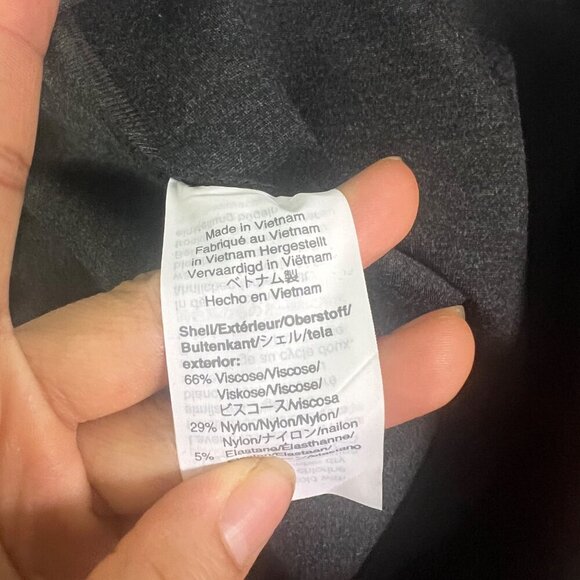 NWT J.CREW ANY DAY High‎ Rise Legging Pants Heather Charcoal Women SZ ST - Picture 6 of 6